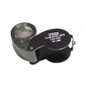 Lupa De Bolso Portátil Iluminação Led